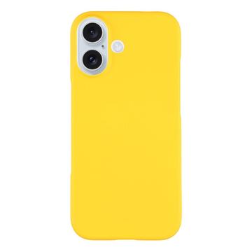 iPhone 17 Gumowane Etui z Tworzywa - Żółty