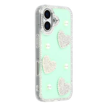 Etui hybrydowe iPhone 17 Lśniąca miłość i perła