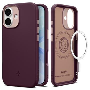 Etui iPhone 17 Spigen Nano Pop MagFit - Fasola Burgundowa