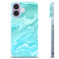 Etui TPU - iPhone 17 - Błękitny Marmur