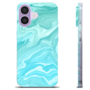 Etui TPU - iPhone 17 - Błękitny Marmur