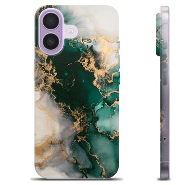 Etui TPU - iPhone 17 - Jadeitowy Marmur
