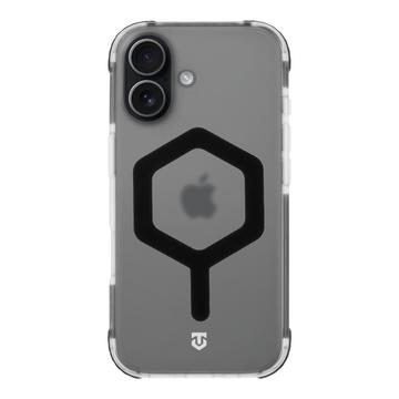 Etui iPhone 17 Tactical MagForce Hexagon - kompatybilny z MagSafe - czarny / przezroczysty