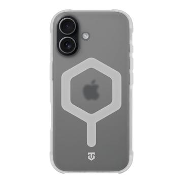 Etui iPhone 17 Tactical MagForce Hexagon - kompatybilny z MagSafe - biały / przezroczysty