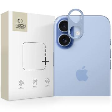 Aluminiowa osłona aparatu iPhone 17 Tech-Protect Camalloy Fit+ - Mgła niebieska