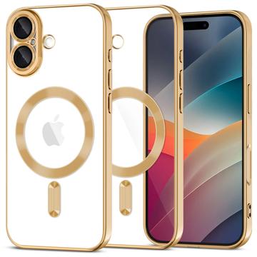 iPhone 17 Tech-Protect MagFlex Etui - kompatybilny z MagSafe - Przezroczysty / Złoto