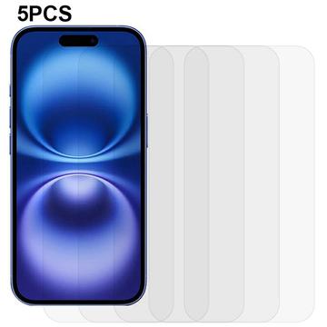 iPhone 17 szkło hartowane - 9H - Case Friendly - 5 Szt.