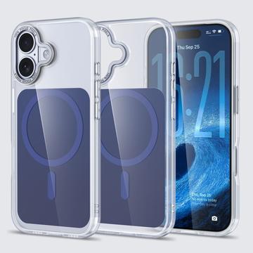 iPhone 17 Dwukolorowe etui hybrydowe - kompatybilne z MagSafe