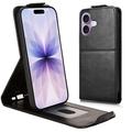iPhone 17 Etui z klapką pionową i podstawką - czarny