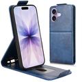 iPhone 17 Etui z klapką pionową i podstawką - ciemnoniebieski