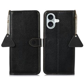iPhone 17 Skórzane Etui z Portfelem z RFID