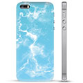 Etui Hybrydowe - iPhone 5/5S/SE - Błękitny Marmur