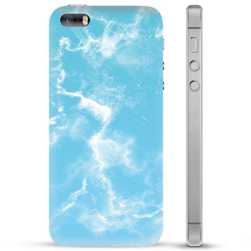 Etui Hybrydowe - iPhone 5/5S/SE - Błękitny Marmur