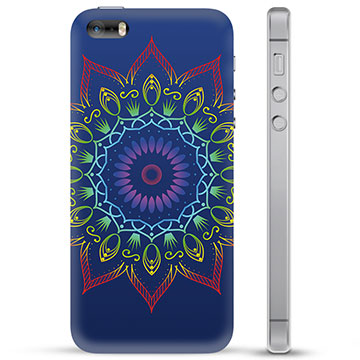 Etui TPU - iPhone 5/5S/SE - Kolorowa Mandala
