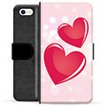 Etui Portfel Premium - iPhone 5/5S/SE - Miłość