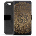 Etui Portfel Premium - iPhone 5/5S/SE - Mandala