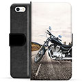 Etui Portfel Premium - iPhone 5/5S/SE - Motocykl
