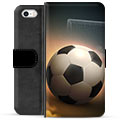 Etui Portfel Premium - iPhone 5/5S/SE - Piłka Nożna