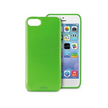 Pokrowiec Silikonowy Puro Plasma iPhone 5C - Przezroczysty Zielony