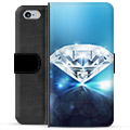 Etui Portfel Premium - iPhone 6 / 6S - Diament