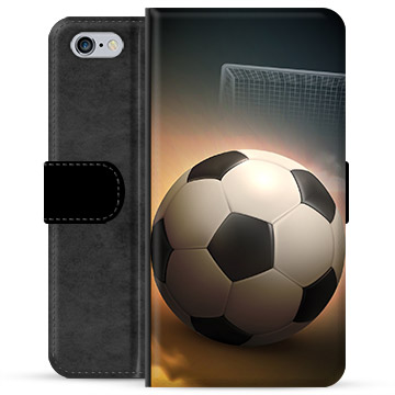 Etui Portfel Premium - iPhone 6 / 6S - Piłka Nożna