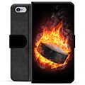 Etui Portfel Premium - iPhone 6 Plus / 6S Plus - Hokej na Lodzie