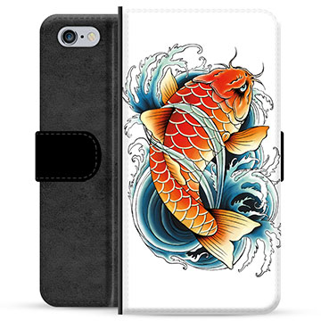 Etui Portfel Premium - iPhone 6 / 6S - Ryba Koi