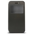 iPhone 6 Plus / 6S Plus Ksix Window Standing Folio Case - Black