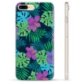Etui TPU - iPhone 7 Plus / iPhone 8 Plus - Tropikalne Kwiaty