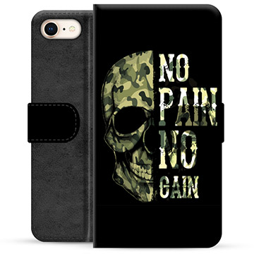 Etui Portfel Premium - iPhone 7/8/SE (2020)/SE (2022) - No Pain, No Gain