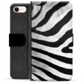 Etui Portfel Premium - iPhone 7/8/SE (2020) - Zebra