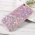 iPhone 7/8/SE (2020)/SE (2022) Etui z TPU Glitter Flakes - Róż