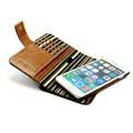 iPhone 7 Plus - Skórzane Etui-Portfel RFID Alston Craig Vintage - Kolor Brązowy