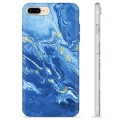 Etui TPU - iPhone 7 Plus / iPhone 8 Plus - Kolorowy Marmur