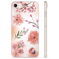 Etui TPU - iPhone 7/8/SE (2020) - Różowe Kwiaty