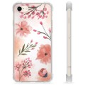 Etui Hybrydowe - iPhone 7/8/SE (2020) - Różowe Kwiaty