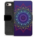 Etui Portfel Premium - iPhone 7/8/SE (2020)/SE (2022) - Kolorowa Mandala