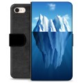 Etui Portfel Premium - iPhone 7/8/SE (2020)/SE (2022) - Lodowiec