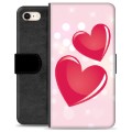 Etui Portfel Premium - iPhone 7/8/SE (2020) - Miłość