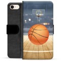 Etui Portfel Premium - iPhone 7/8/SE (2020) - Koszykówka