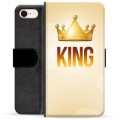 Etui Portfel Premium - iPhone 7/8/SE (2020) - Król