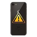 Naprawa Klapki Baterii iPhone 8 - Czerń - z ramką