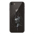 Naprawa tylnej obudowy telefonu iPhone 8 - Tylko szkło - Czerń
