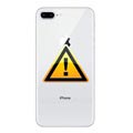 Naprawa Klapki Baterii iPhone 8 Plus - z ramką - Srebrny