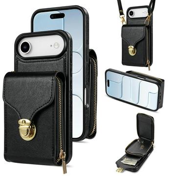 Uniwersalne etui iPhone Air z portfelem i paskiem