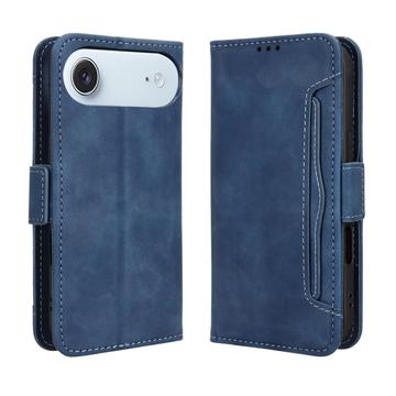 iPhone Air Etui z portfelem na karty - niebieskie