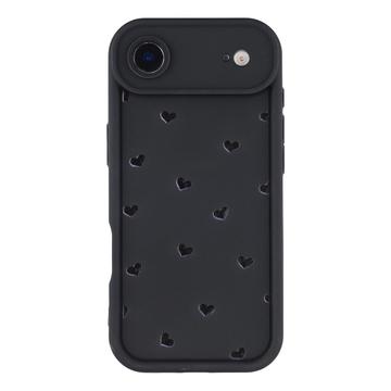 Wstrząsoodporne etui TPU iPhone Air z wzorem serca i podniesionymi krawędziami