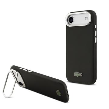 Etui na statyw fotograficzny iPhone Air Lacoste Iconic Petit Pique - kompatybilny z MagSafe - czarny