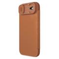 iPhone Air Etui z Klapką Nillkin Qin Pro - Brąz