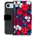 Etui Portfel Premium - iPhone Air - Vintage Kwiaty